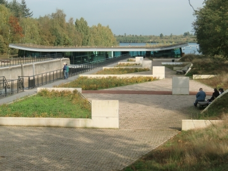 Bergen-Well NL : Bosserheide, im Besucherzentrum De Maasduinen befindet sich die Bosbrasserie "In de Sluis"